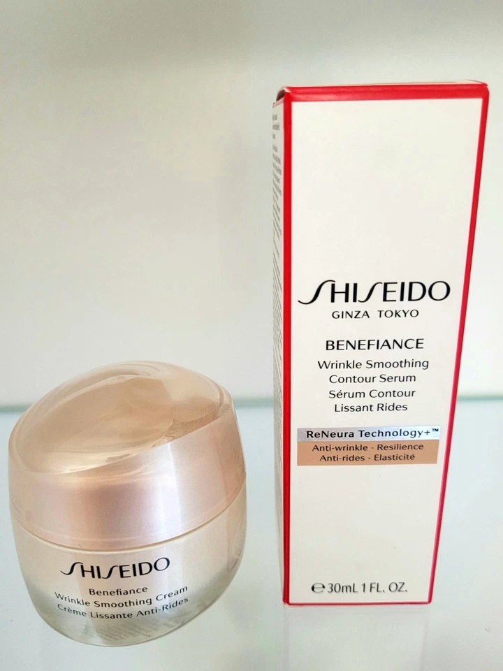 Shiseido Benefiance Wrinkle Smoothing Serum 30ml & Creme 50ml - Bild 1 von 1