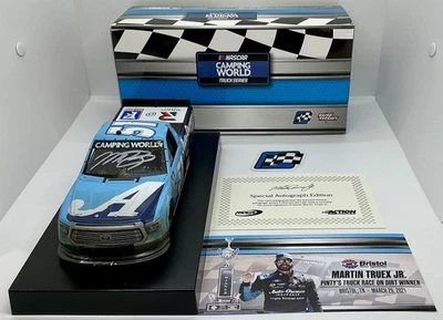 2021  1/24 #51 Martin Truex “Auto-Owners”Bristol Win Tundra 1 of 960 Autographed - Image 1 of 4
