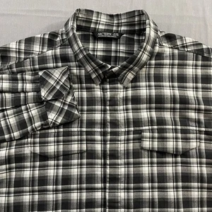 Camisa a Cuadros de Franela Arc'teryx Gryson Para Hombre 2XL Manga Larga Botón a Presión - Imagen 1 de 13