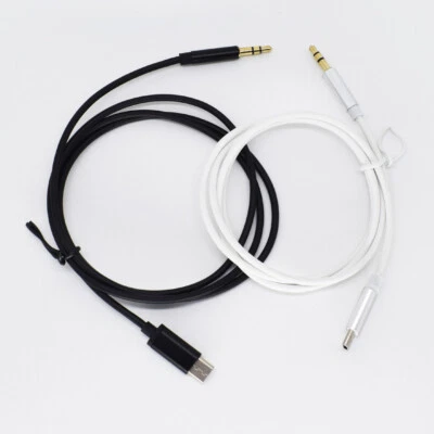 50pcs 1M/3.3ft USB C Type C to 3.5mm Male Stereo Audio Aux Cord Cable 2 colors - Image 1 of 4