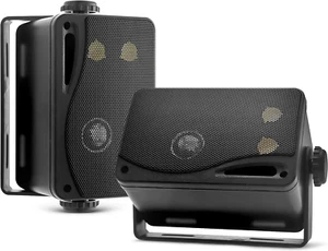 Outdoor Speakers Pair System Weatherproof Patio Deck Backyard Pool Speaker 200W - Picture 1 of 7