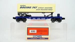 Lionel O Scale Long Island RR Museum Flat Car & Boeing 747 Trailer 6-52498 W16 - Picture 1 of 11