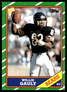 1986 Topps 13 Willie Gault  Chicago Bears  Football Card