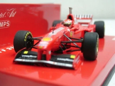 WOW EXTREMELY RARE Ferrari F310B Eddie Irvine Silverstone 1997 1:43 Minichamps - Image 1 of 3