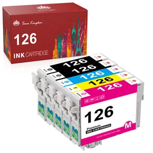 Tinta para Epson 126 Workforce 633 845 630 435 840 WF-3540 60 WF-7520 635 WF-7010 - Imagen 1 de 12