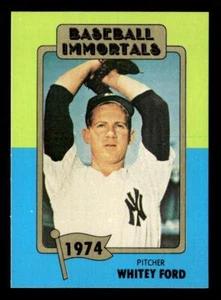 1980-87 SSPC HOF #144 Whitey Ford New York Yankees - Picture 1 of 2