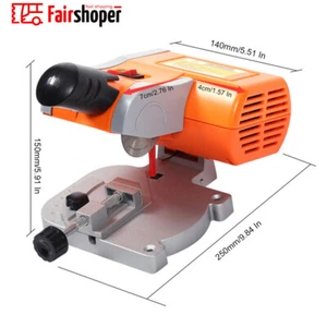 2 inch Mini Bench Cut-off Chop Saw 0-45° Miter Saw Wood Metal Plastic Cutter - Picture 1 of 10