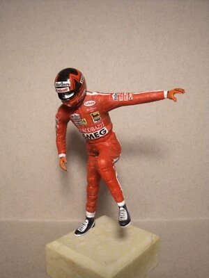 1/18 FIGURE GILLES VILLENEUVE FERRARI  VROOM PAINTED  EXOTO  MATTEL  GP REPLICAS - Image 1 of 4