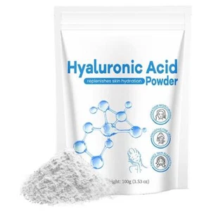 Acido Ialuronico in Polvere Idratazione della Pelle 100G / 3,53 OZ - Migliore - Foto 1 di 10