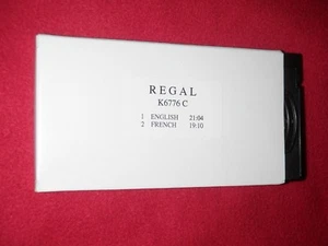 Regal Bread Maker VHS Tape Instructions English And French Models K6776 K6776C - Picture 1 of 1