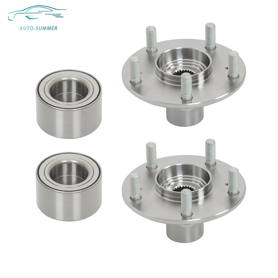 Kits de cojinetes de cubo de rueda delantera 2 piezas para Honda Civic DX EX LX 2012 2013 2014 2015 Foto 1 de 4