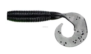 Yamamoto 18-20-150 Single Tail Grub 5", 20pk, Smoke with Large Black - Picture 1 of 1