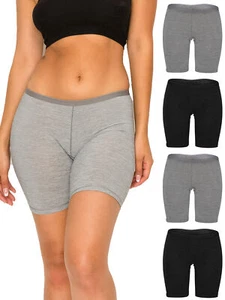 "Ropa interior absorbente de humedad para mujer - Paquete múltiple de calzoncillos de pierna larga de 6,5" para niños pierna larga - Imagen 1 de 18