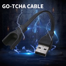 For Pokemon Go-tcha Wristband Replacement USB Cable Power Charger Black