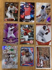 David ORTIZ Lot (75)🔥Bowman Chrome Topps Heritage A&G Refractors Red Sox HOFer
