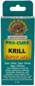 Pro-Cure Super Sticky Gel 2 oz Krill Fishing Scent Attractant w/UV Flash - Picture 1 of 1