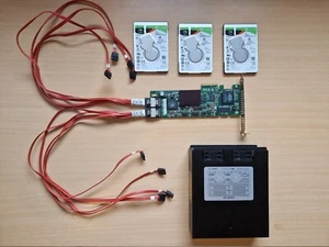 RAID set AMCC 9650SE-8LPML 3 X 2TB FireCuda SATA and ICY DOCK 4 hot swap bay 5.2 - Picture 1 of 10
