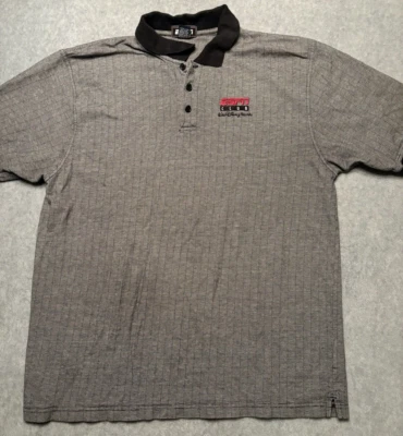 Camisa Polo ESPN Club Walt Disney World Para Hombre XL Gris Algodón Peinado Manga Corta Foto 1 de 4