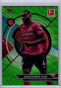 2023 Topps Bundesliga Finest Jonathan Tah 94 #/99 Green wave - Picture 1 of 2