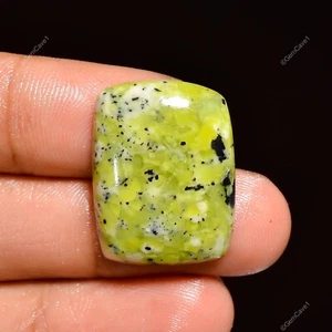 Natural Lizardite Gemstone 19.00 Cts Loose Radiant Cabochon 24X18X5 mm - Picture 1 of 6