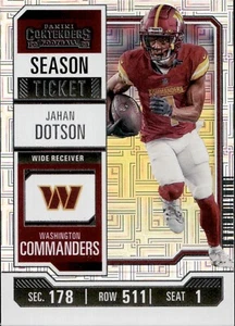 Jahan Dotson - 2023 Panini Contenders - Silver Mojo Prizm #99 - Bild 1 von 2
