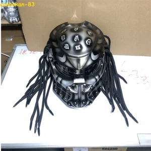 Alien Hunter Helmet Motorcycle Full Face Motorcycle ECE DOT authentica Xmas Gift - Picture 1 of 12