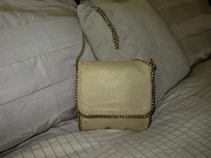 Witchery linen n leather chain handle shoulder bag. Gr8 cond. *REDUCED* - Picture 1 of 6