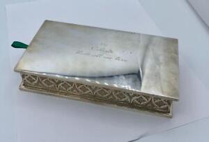 Celeste Holm Tiffany Jewelry Box Signed from Cast of Soap Opera Loving Sterling