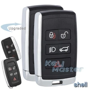 2x Upgraded Smart Remote Key Shell Fob for Jaguar Land Rover Range Rover Evoque - Picture 1 of 6