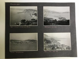 G307 LOT 5 Photographie originales Nice Cannes Monte-Carlo Villefranche 1927 - Picture 1 of 2