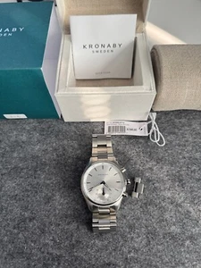 Kronaby Sekel 43 silber - Hybrid Smartwatch - IOS & Android - Bild 1 von 9