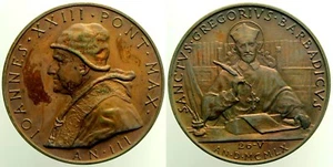 Medaglia Papa Giovanni XXIII An III Sanctus Gregorius Barbadicus 1960 Ae mm44 - Picture 1 of 1