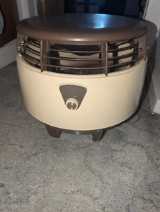VTG 70s SEARS Original BOX Hassock 3-Speed 12” Floor FAN 428044 WORKS GREAT! - Picture 1 of 9