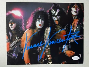 VINNIE VINCENT Signed 8x10 KISS Photo Autograph JSA BAS Beckett COA E - Picture 1 of 1