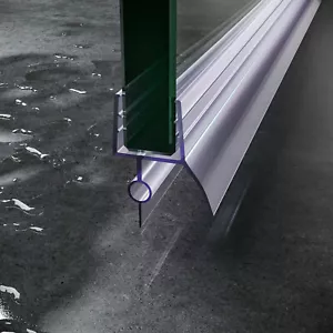 Tira de sello de puerta de ducha de vidrio DUCHA SOLEADA paquete de 2 36 in. Longitud para vidrio 3/8 - Imagen 1 de 6