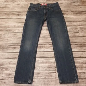 Levis Redtab Size 27 Boys Jeans 511 Skinny Mid Rise Denim Blue - Picture 1 of 9