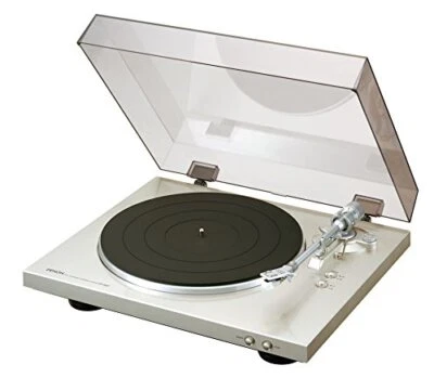 Denon DP-300F Analog Record Player Premium Silver DP-300FSP [NEW] - Image 1 of 2