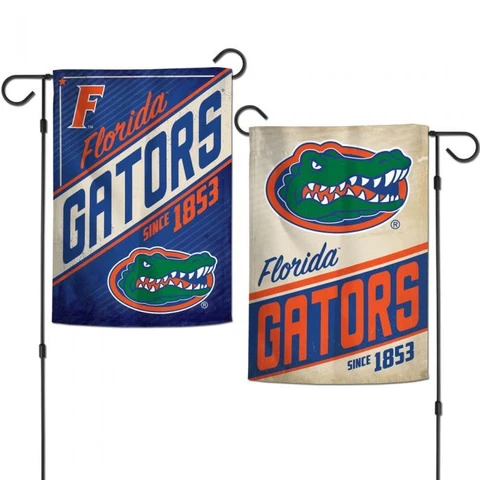 FLORIDA GATORS COLLEGE VAULT 2 SIDED GARDEN FLAG 12"X18" YARD BANNER Cover