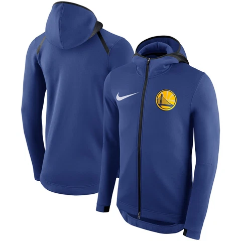 Golden State Warriors Nike Therma Flex Showtime Court Bench Hoodie Men's NBA NWT Cover