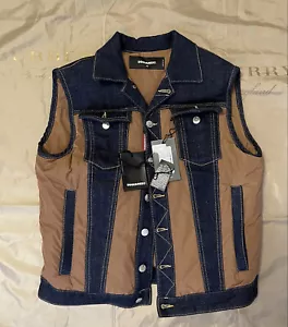 Dsquared2 Puffer Down Vest Jacket Size 48 $1300 - Picture 1 of 8