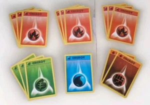 1999 Vintage Pokemon Karten Konvolut Restposten Konvolut 15 Karten Preloved Mix Energie - Bild 1 von 7