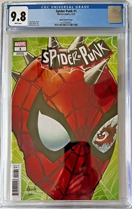 🙂️SPIDER-PUNK #1 (NAUCK HEADSHOT VARIANTE) CGC 9.8 Höchste Qualität bei eBay Heiß 🙂️ - Bild 1 von 2