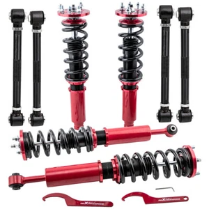 Racing Coilover Struts For Honda Accord 03-07 Suspension Camber Arms Kit - Picture 1 of 9