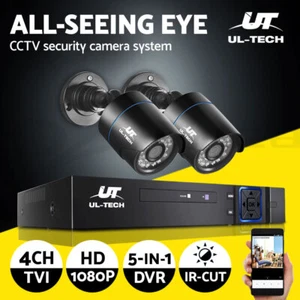 UL-tech CCTV Camera Home Security System DVR 1080P HD Camera Set Outdoor IP Kit - Picture 1 of 11