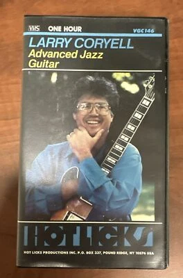 Hot Licks LARRY CORYELL  Advanced Jazz Guitar VHS Tape VCG146 - Image 1 of 3