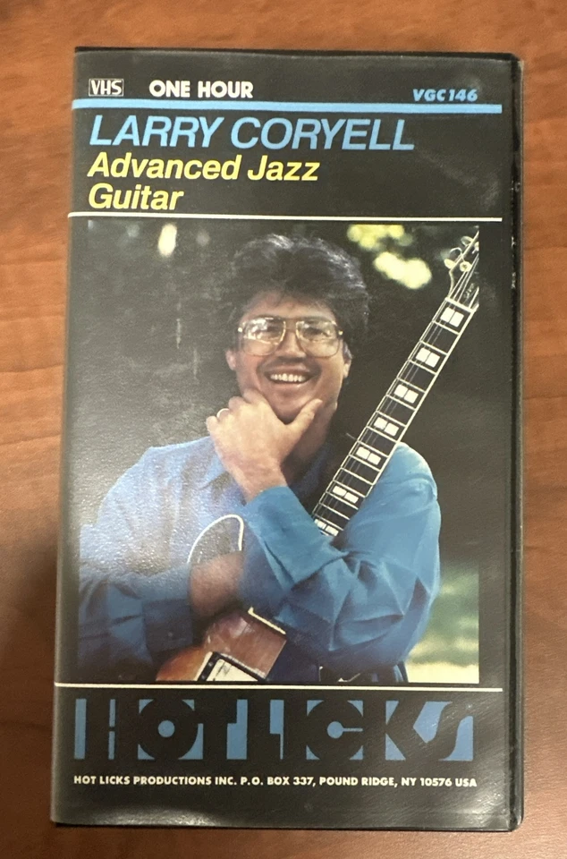 Hot Licks LARRY CORYELL  Advanced Jazz Guitar VHS Tape VCG146 - Image 1 of 3