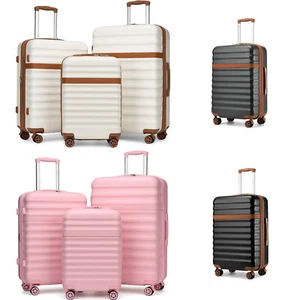 M-L-XL Kofferset ABS+PC Hartschalen Trolley Koffer Reisekoffer Große Kapazität - Bild 1 von 48
