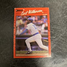 MAKE OFFER!! 1990 Donruss Curt Wilkerson Chicago Cubs #608 ERROR