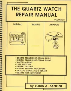 Louis Zanoni QUARZUHR REPARATURHANDBUCH, neues Taschenbuch mit Spiralbinging, - Bild 1 von 5