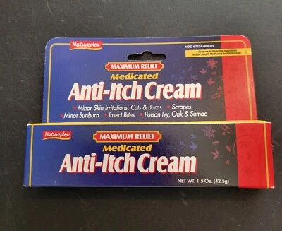 Creme anti-coceira medicado Natureplex Maximum Relief, tubo GRANDE de 1,5 oz - Imagem 1 de 3